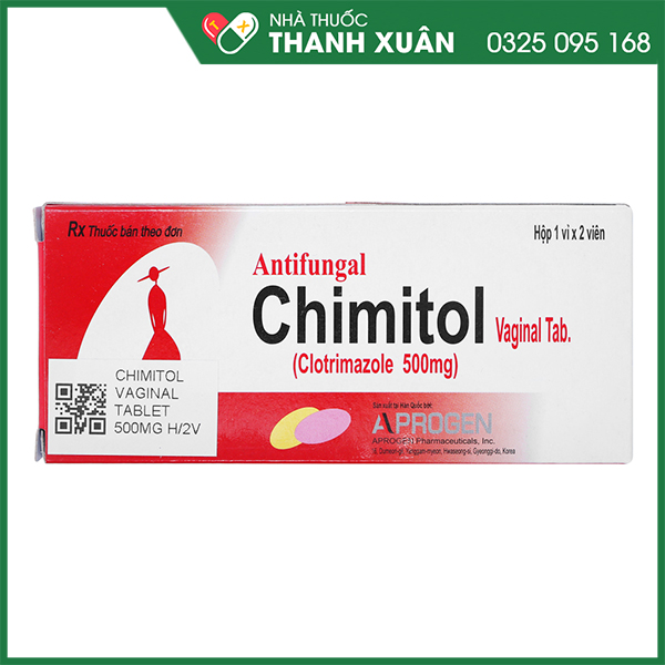 Chimitol Vagninal Tab điều trị viêm âm đạo